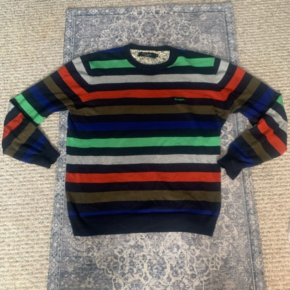 PAUL SMITH LONDON COTTON CREWNECK SWEATER - Picture 2 of 6